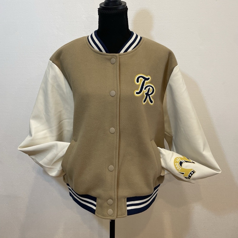 True Religion TR Script Wool Varsity Travertine/W… - image 4